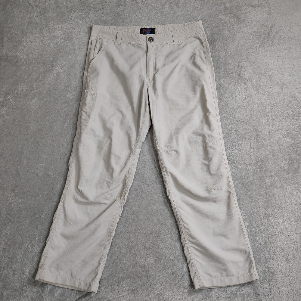 Railriders Ripstop Cargo Pants Mens Size Medium 36X30* Light Beige Nylon RRMCOOL